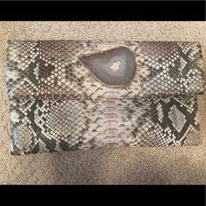 Snakeskin Clutch